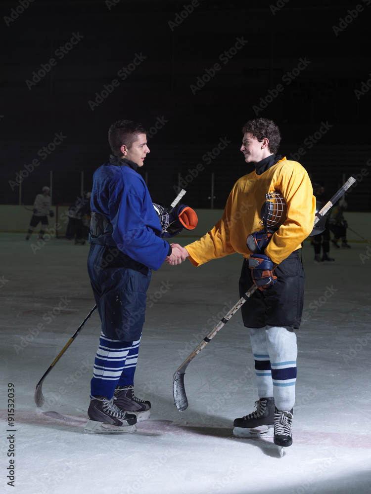 Obraz premium ice hockey sport players