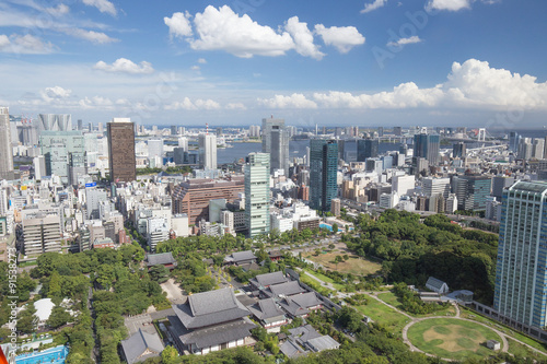 東京タワーからの眺め（お台場方面）