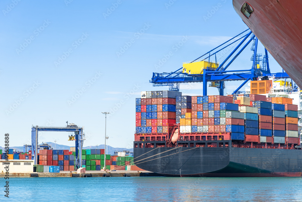 Fototapeta premium Container ship