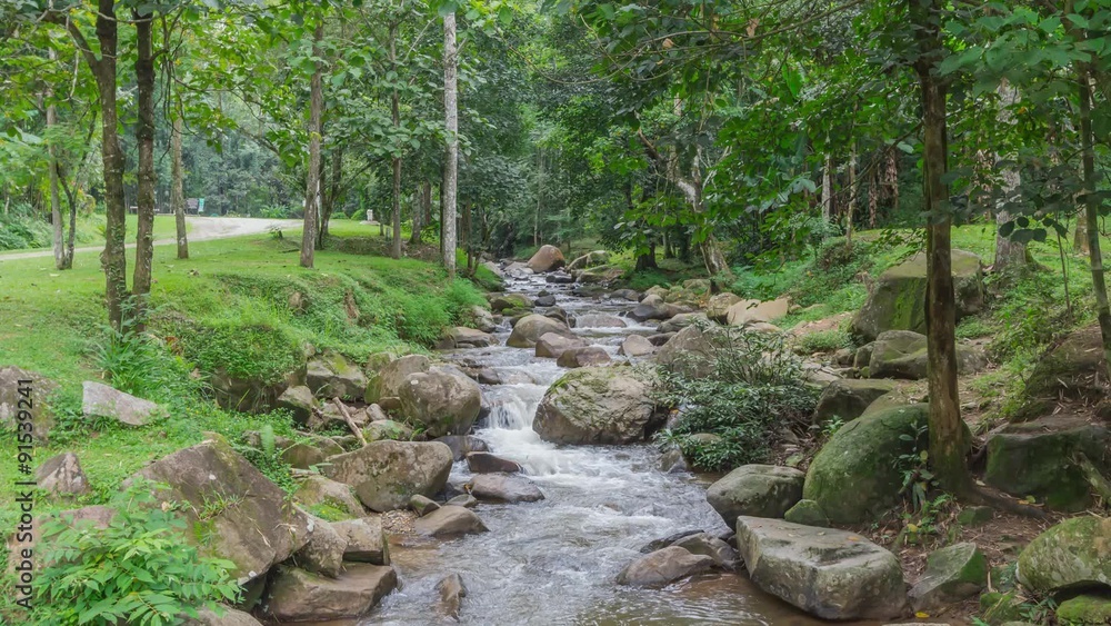 waterfall in Doi Inthanon national park, Chiang Mai, Thailand waterfall in Doi Inthanon national park, Chiang Mai, Thailand