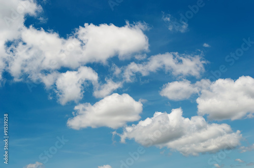 Clouds with sky background © sakchaiphoto