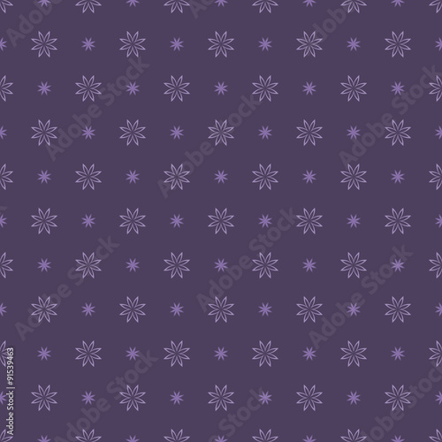 Abstract Seamless geometric floral pattern