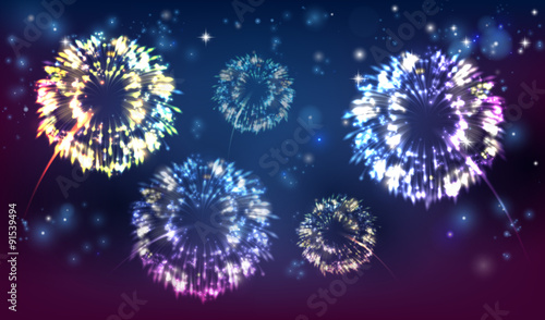 Fireworks background