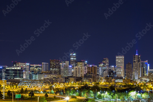 Denver downtown panorama, Colorado