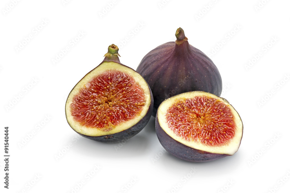figs isolated on a white background figs isolated on a white background
