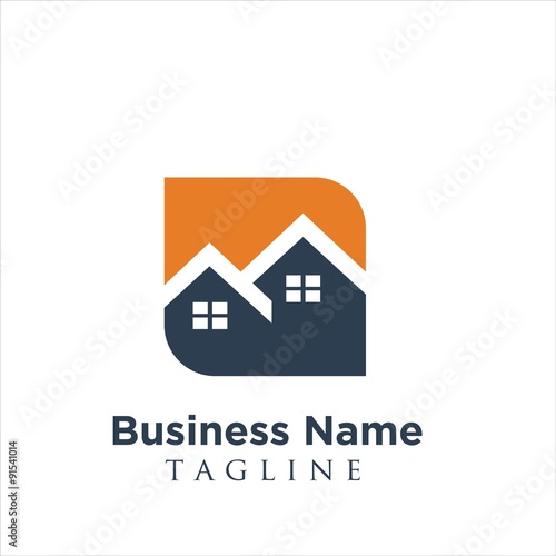 Property Real Estate logo icon vector
