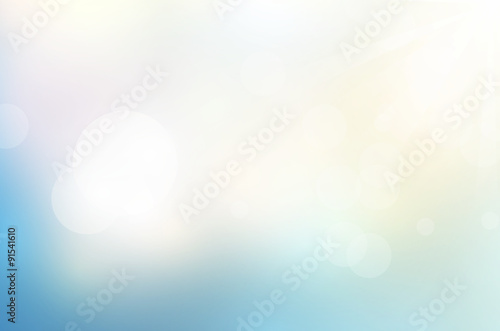 Sunlight and soft pastel color abstract background.