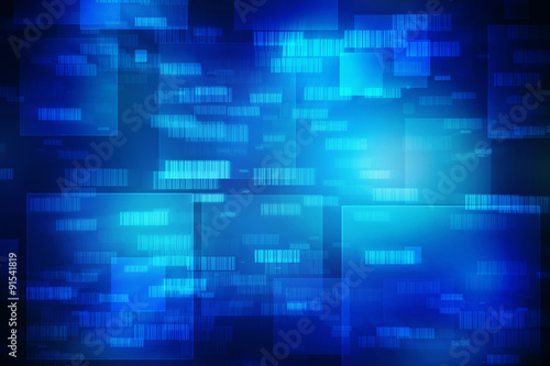 Abstract technology background with bright flare