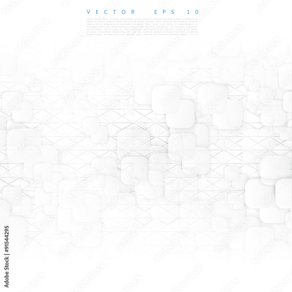 Vector white squares. Abstract background Vector white squares. Abstract background