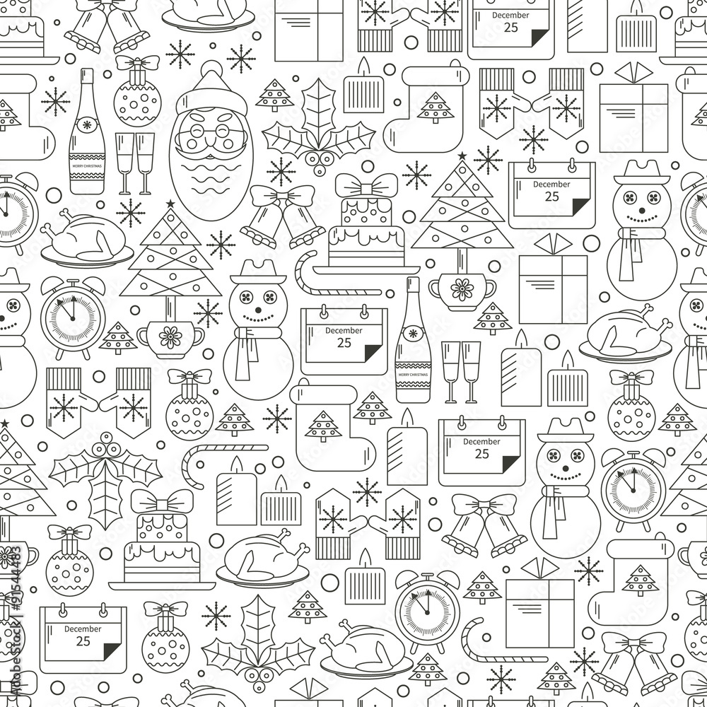 Seamless pattern Christmas Seamless pattern Christmas