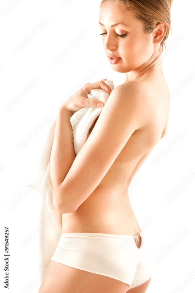Fototapeta premium Slim woman body