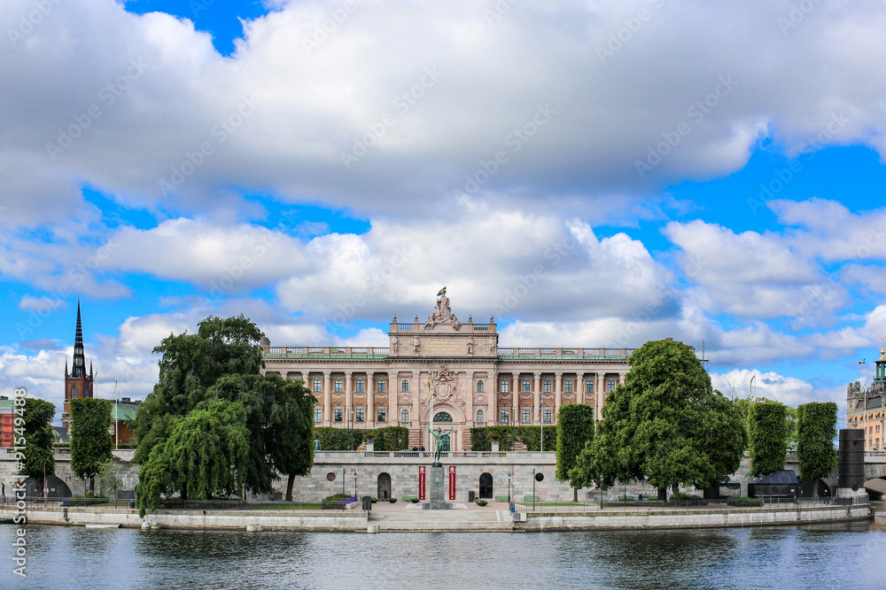 Swedish Parliament, Stockholm, Sweden