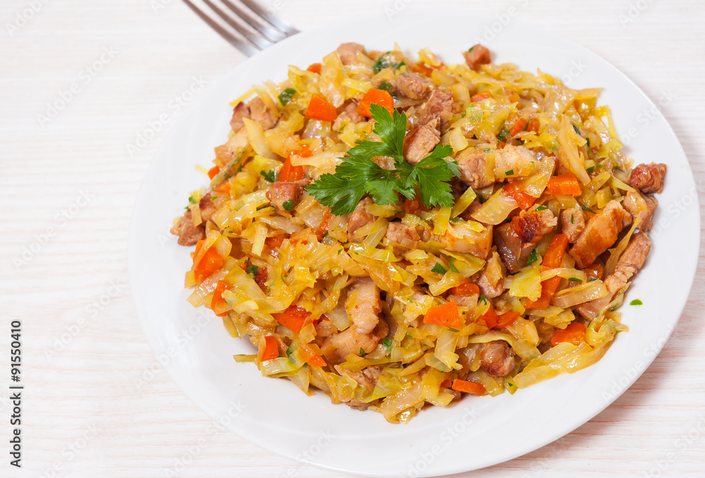 stew cabbage with meat stew cabbage with meat