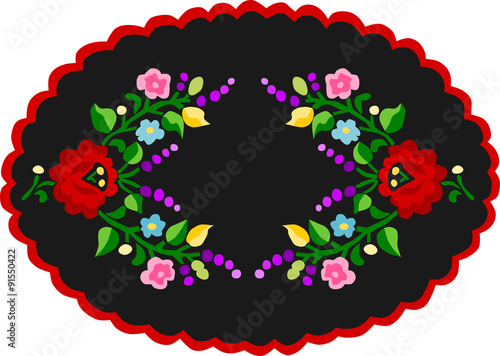 traditional Hungarian embroidery pattern 1