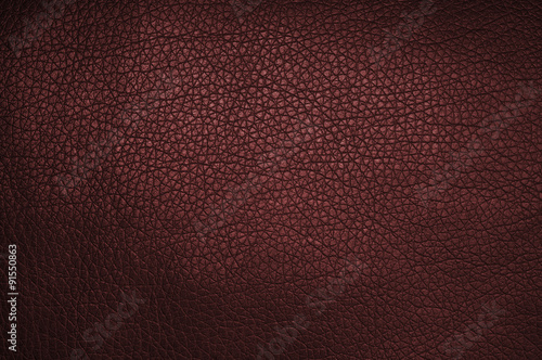 Red leather texture closeup, useful as background