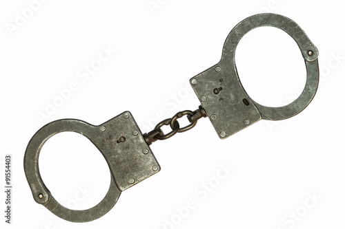 Handcuffs BR-C oxidized used by Russian special services