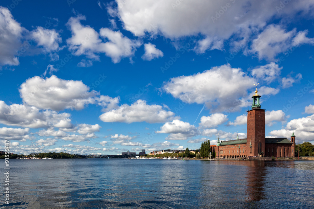City on the water, Stockholm City Hall, Stockholm, Sweden