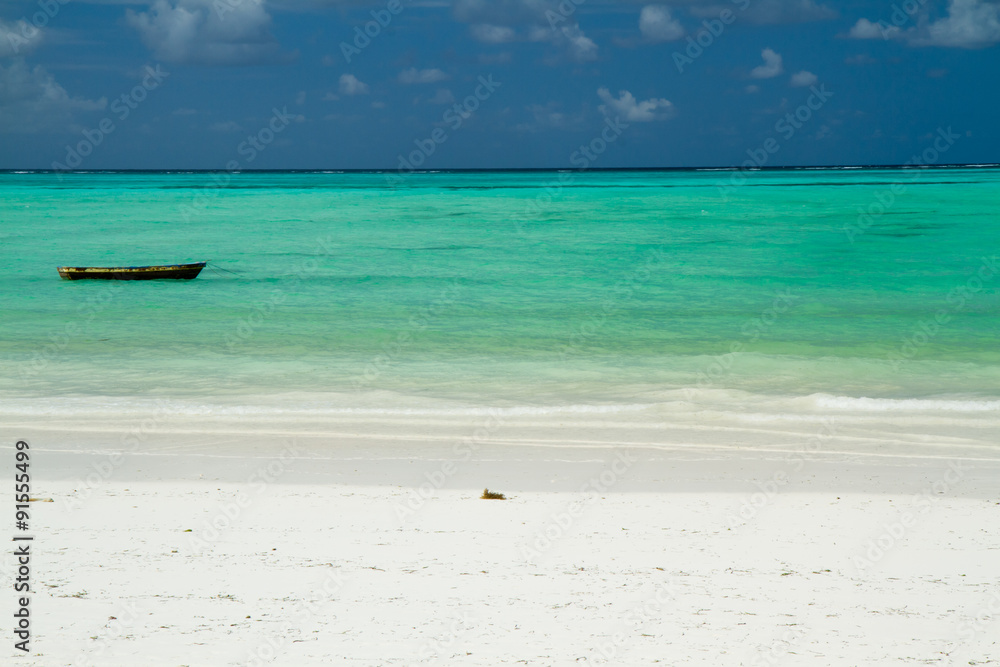Obraz premium paje beach on the eastern side of zanzibar