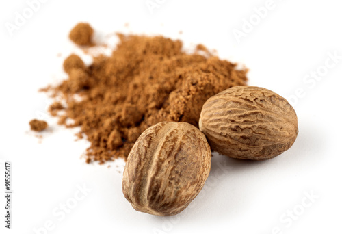 Bilde på lerret nutmeg and ground nutmeg