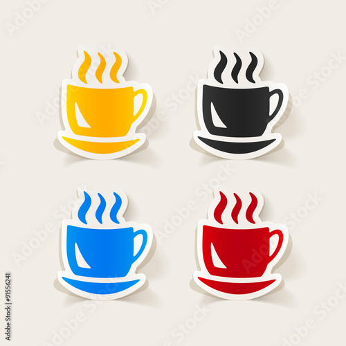 realistic design element: coffee