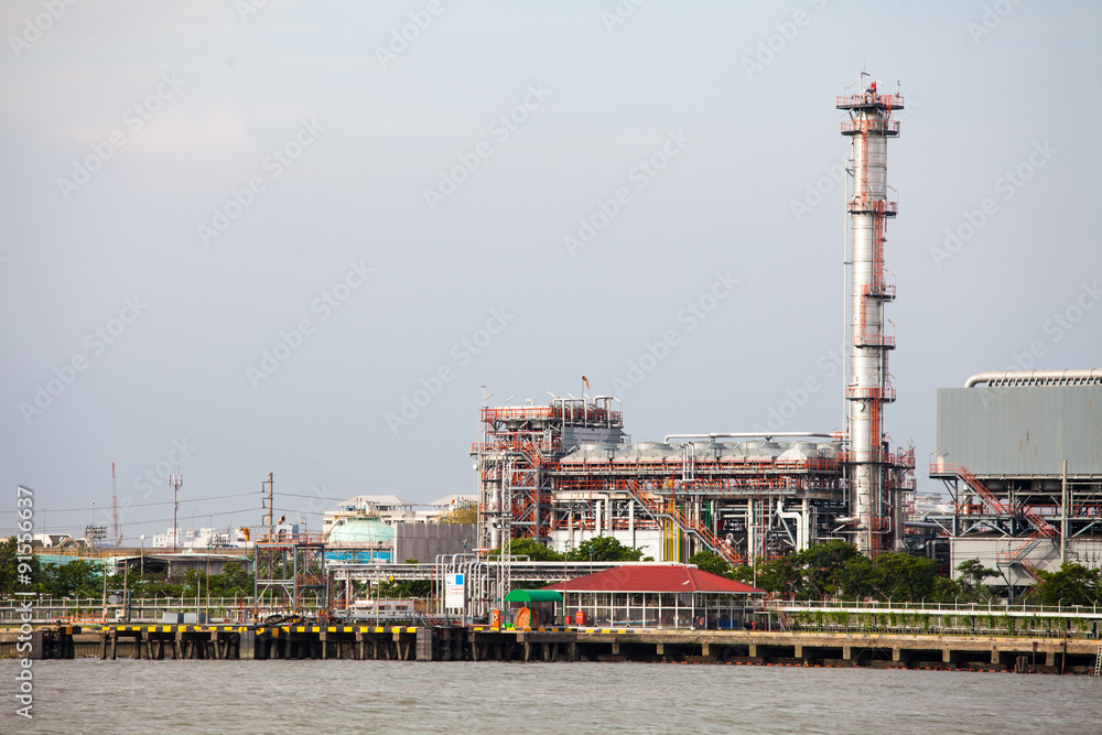 petrochemical industrial plant in Thailand.