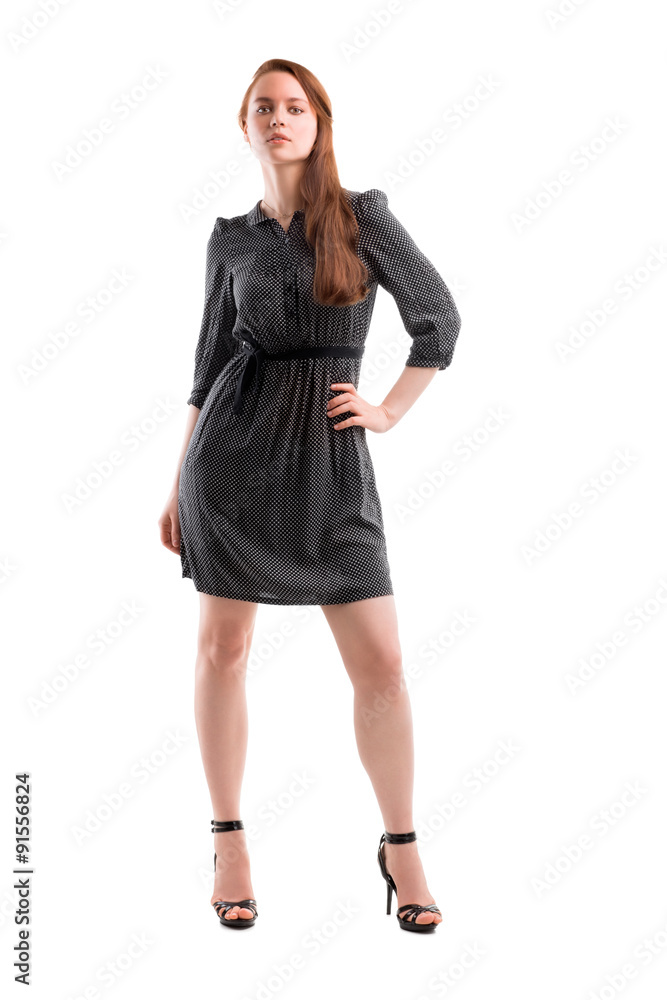 Full length portrait of a confident young female Full length portrait of a confident young female