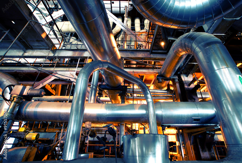 Industrial zone, Steel pipelines and equipment Industrial zone, Steel pipelines and equipment