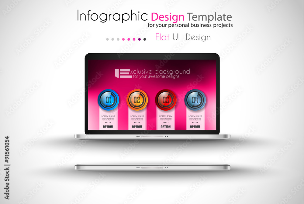 Clean Infographic Layout Template for data and information analysis Clean Infographic Layout Template for data and information analysis