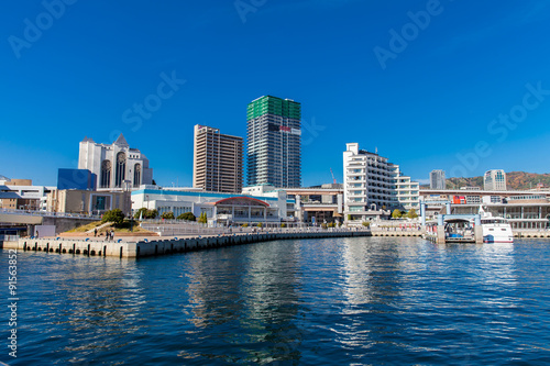 View Port of Kobe in Japan. © pigprox