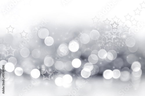 bokeh background with stars