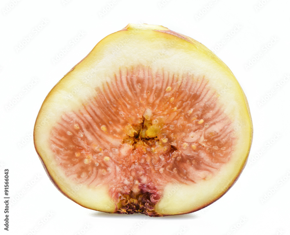 Fruits figs on white background