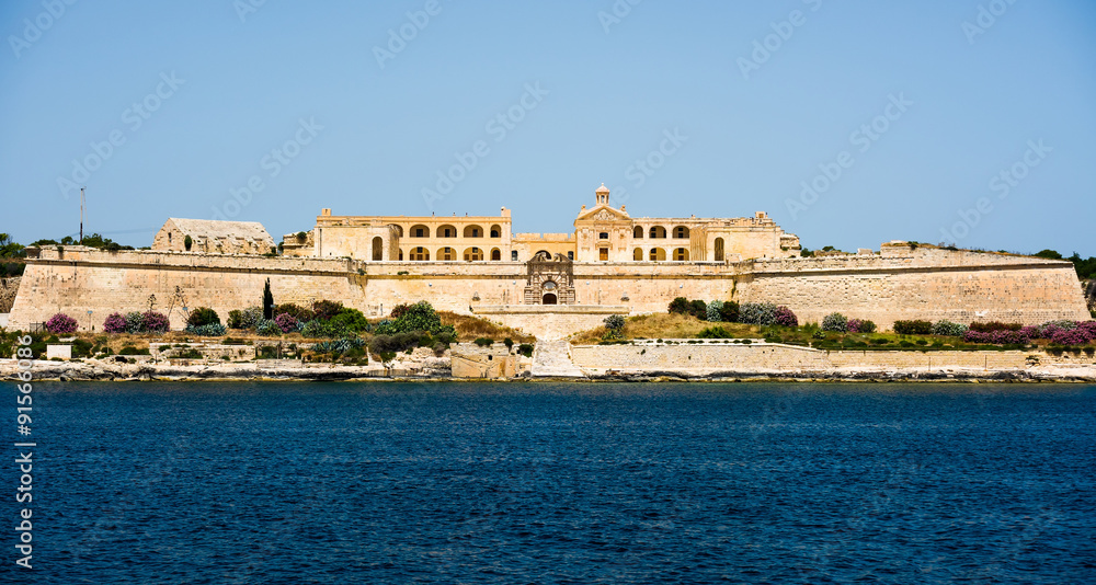 view on Valletta from sea