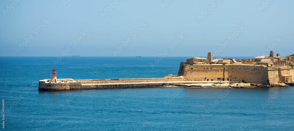 lighthouse of Valletta port