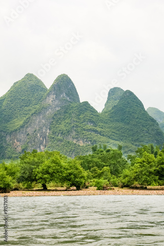 River landscape at china