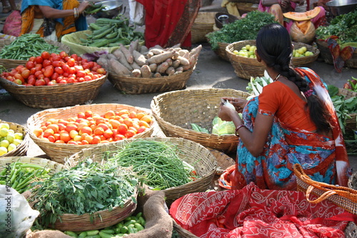 Jaipur, marché indien au Rajasthan, Inde