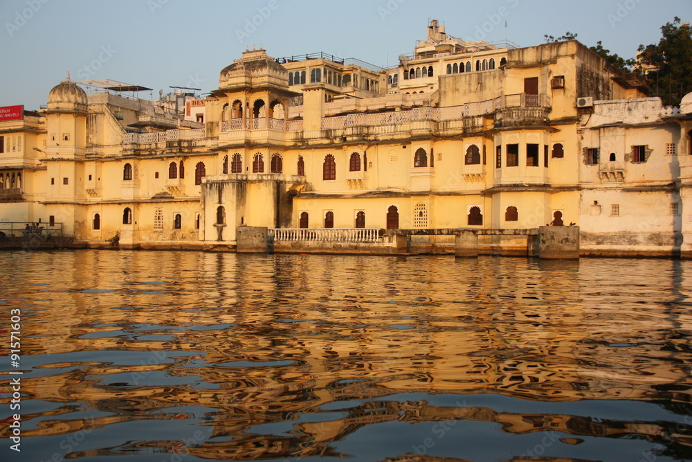 Palais à Udaipur au Rajasthan, Inde