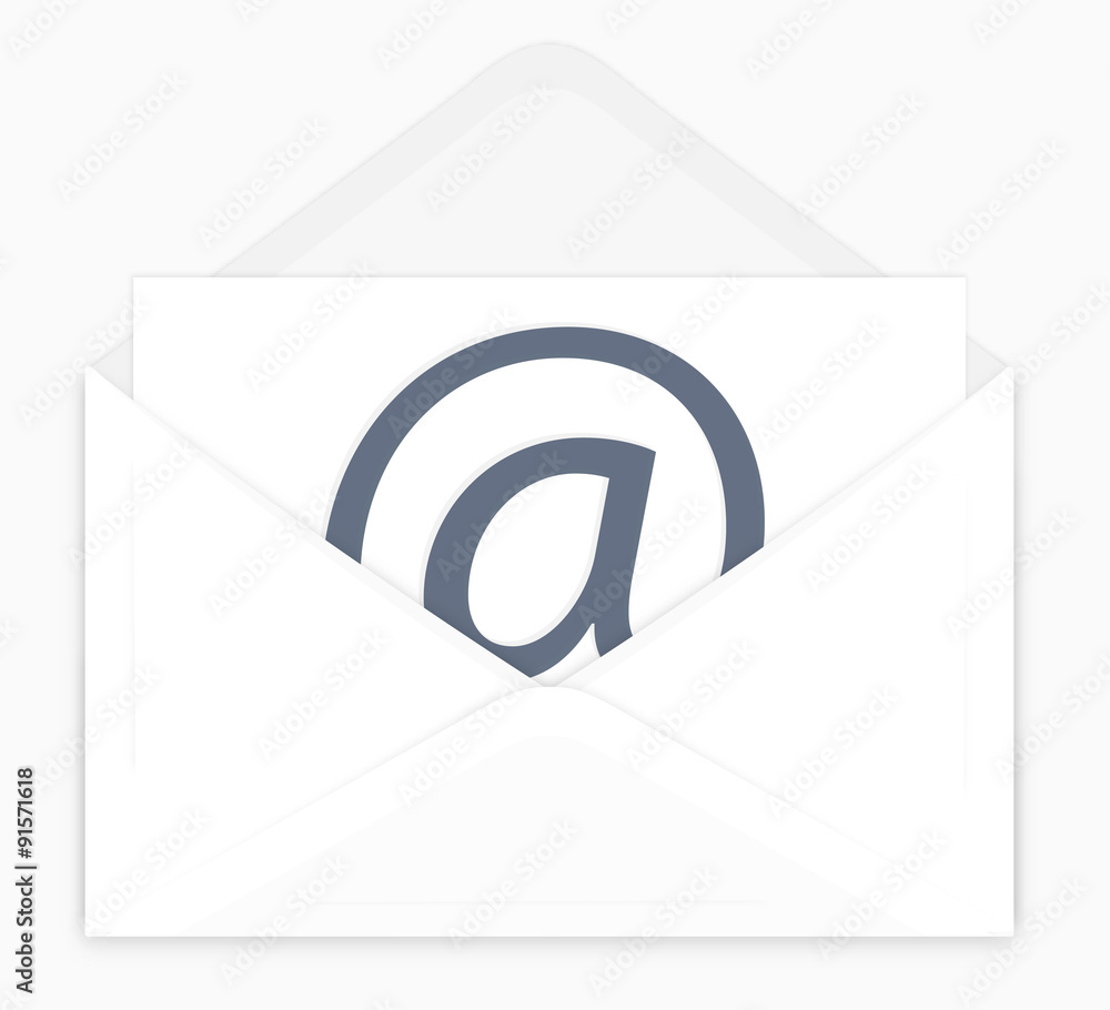 white letter news mail email dark font white letter news mail email dark font