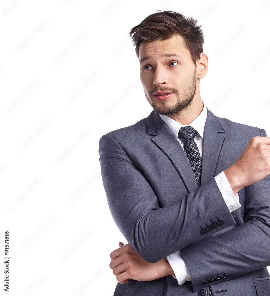 business, people and office concept - businessman in suit business, people and office concept - businessman in suit