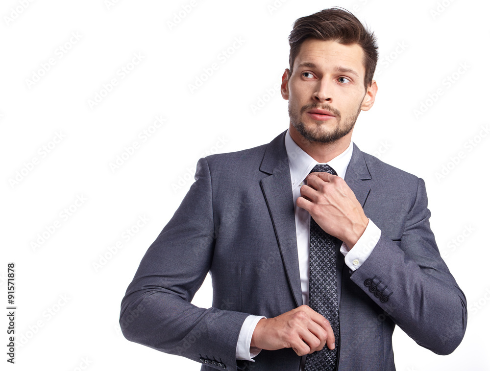 business, people and office concept - businessman in suit business, people and office concept - businessman in suit