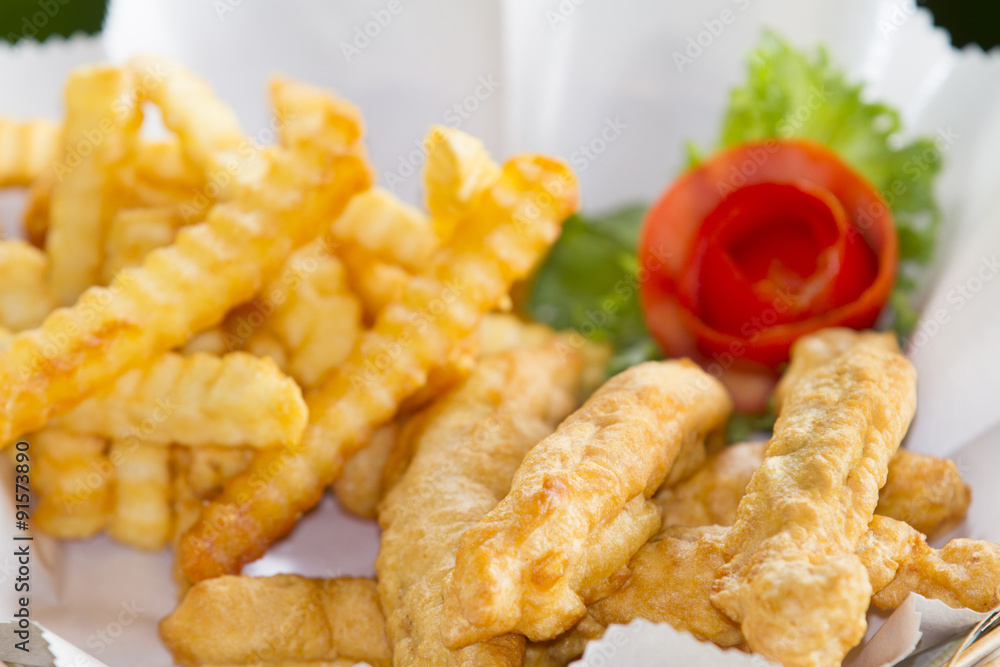 Fish and chips Fish and chips
