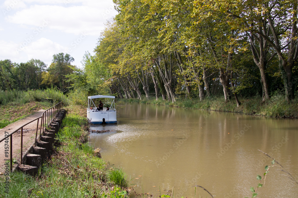 Canal du Midi zwischen Agde und Béziers Canal du Midi zwischen Agde und Béziers