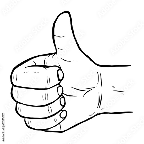 hand with thump up