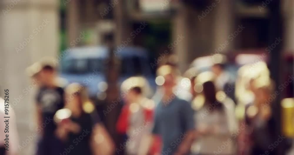 Anonymous crowd of business people walking in city streets london summer 2014 Anonymous crowd of business people walking in city streets london summer 2014