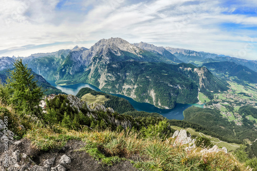 Alpenpanorama auf das Berchtesgadener Land 5