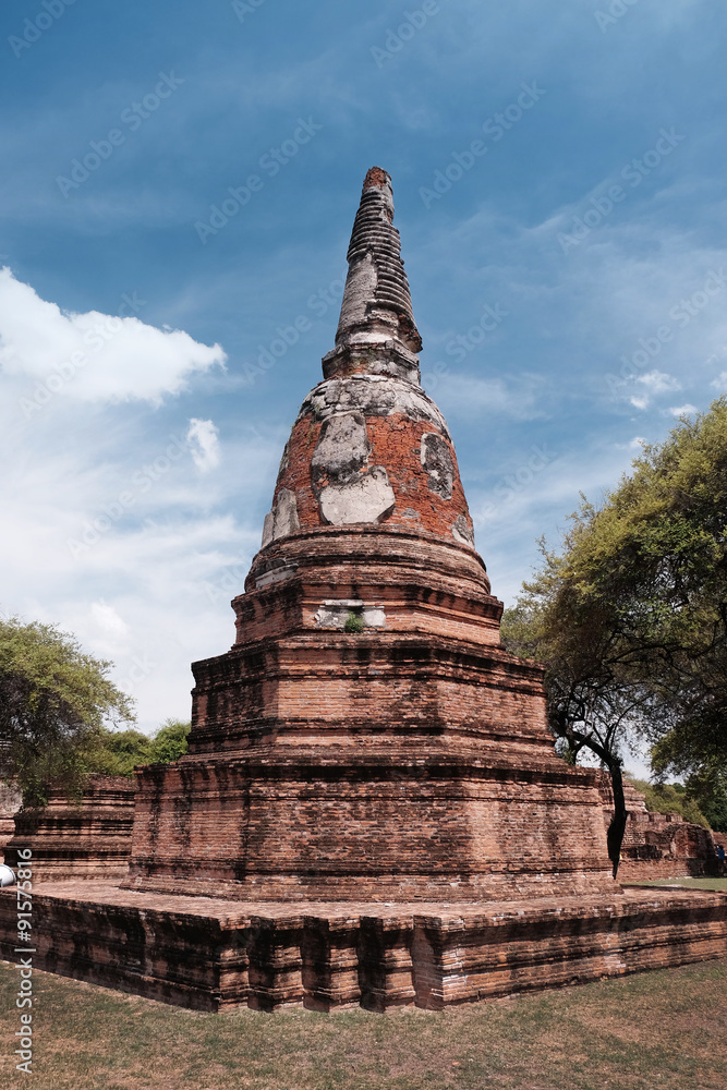 Ancient Temple in Ayutthaya, Thailand
