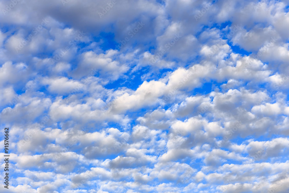Obraz premium Stack of cloud on the blue sky