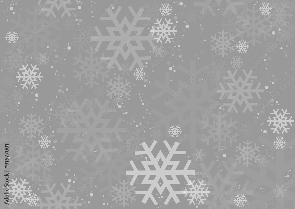 Christmas Snowflakes Texture - Repetitive Background Illustration, Vector Christmas Snowflakes Texture - Repetitive Background Illustration, Vector