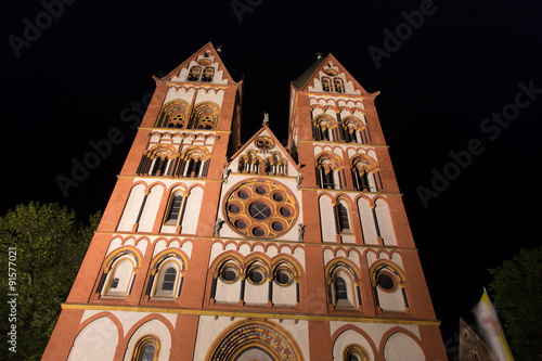 limburger dom germany at night photo