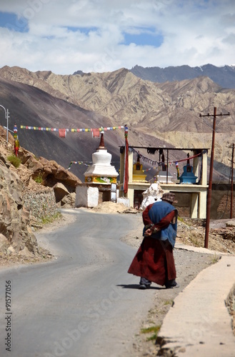 Alchi village Ladakh India
