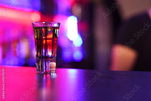 Принти на полотні drink shot